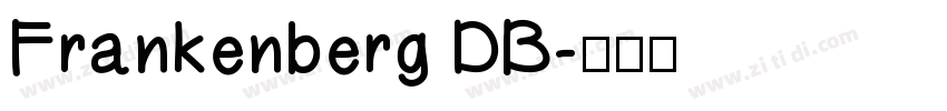 Frankenberg DB字体转换